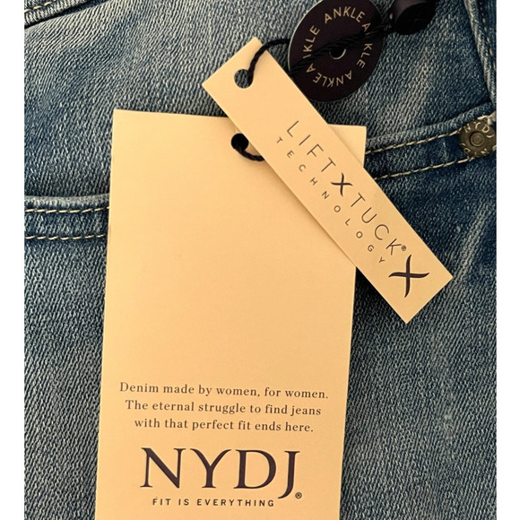 NYDJ NWT Marilyn Straight Ankle Jeans in Easley Plus Size 22W - Picture 10 of 16